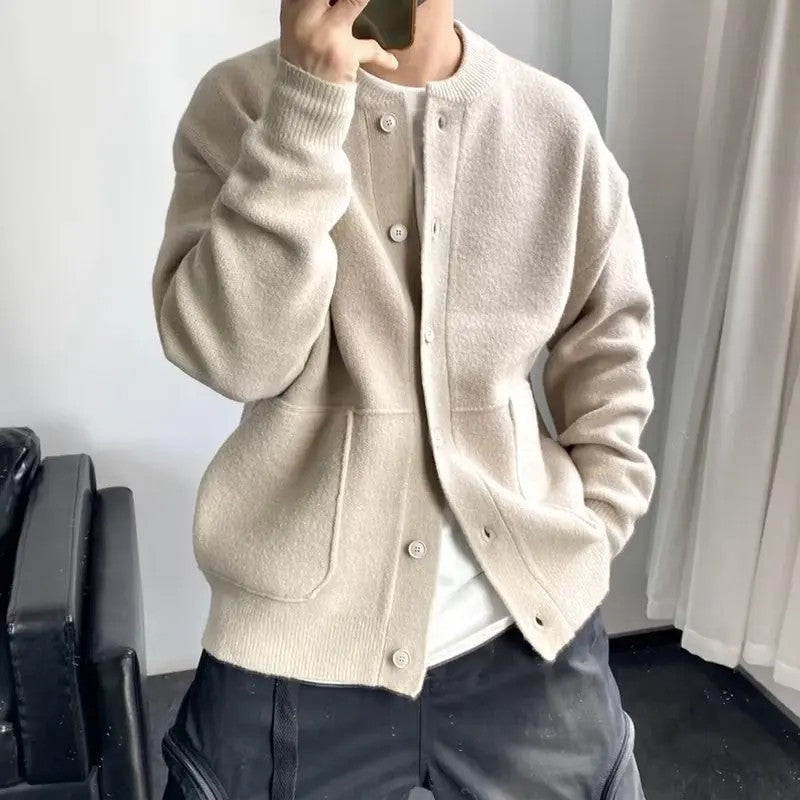 Tivaro Relaxed Knit Button-Up Cardigan