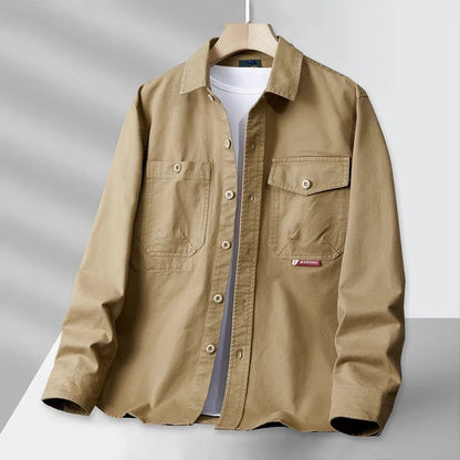Vandrix Relaxed Cotton Button-Up Shirt