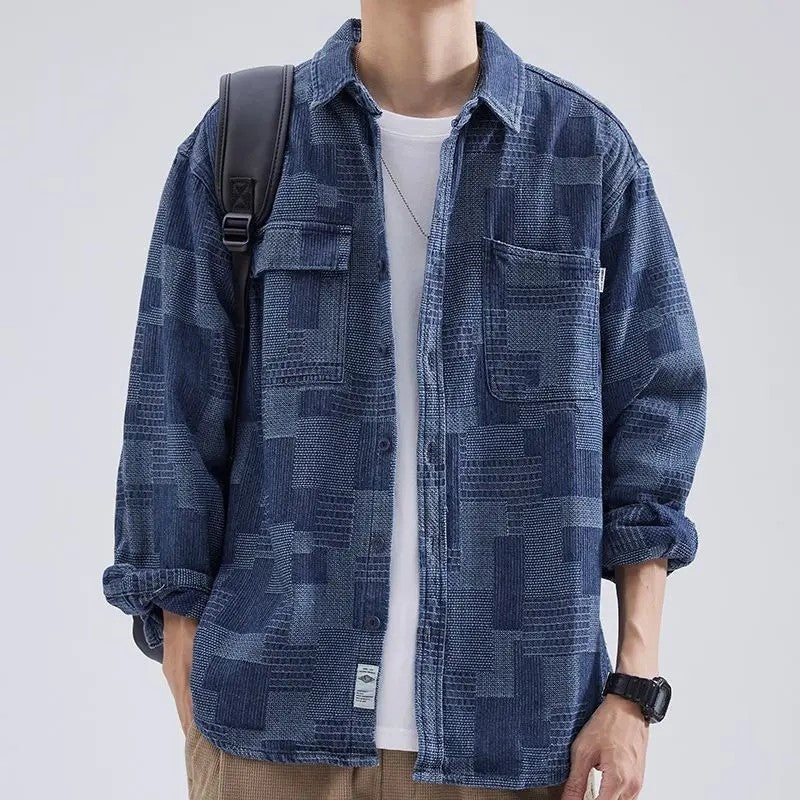 Venzio Relaxed Textured Button-Up Shirt