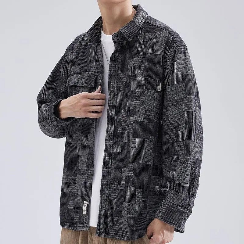 Venzio Relaxed Textured Button-Up Shirt