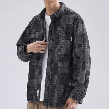 Venzio Relaxed Textured Button-Up Shirt