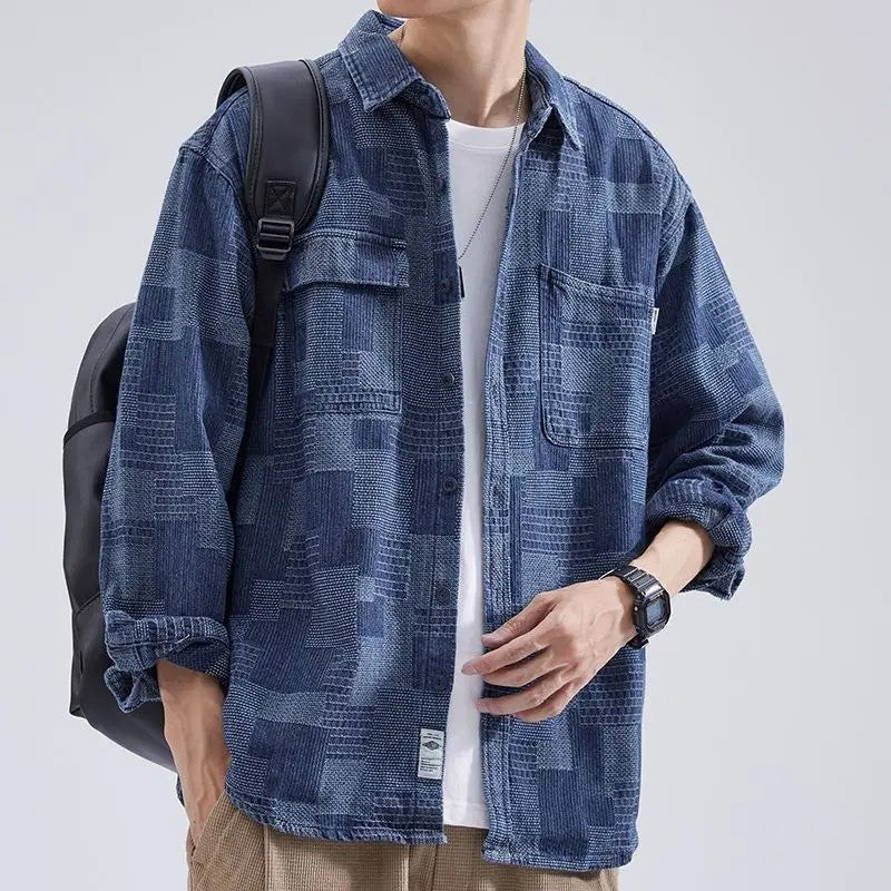 Venzio Relaxed Textured Button-Up Shirt