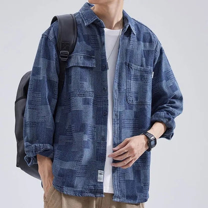 Venzio Relaxed Textured Button-Up Shirt