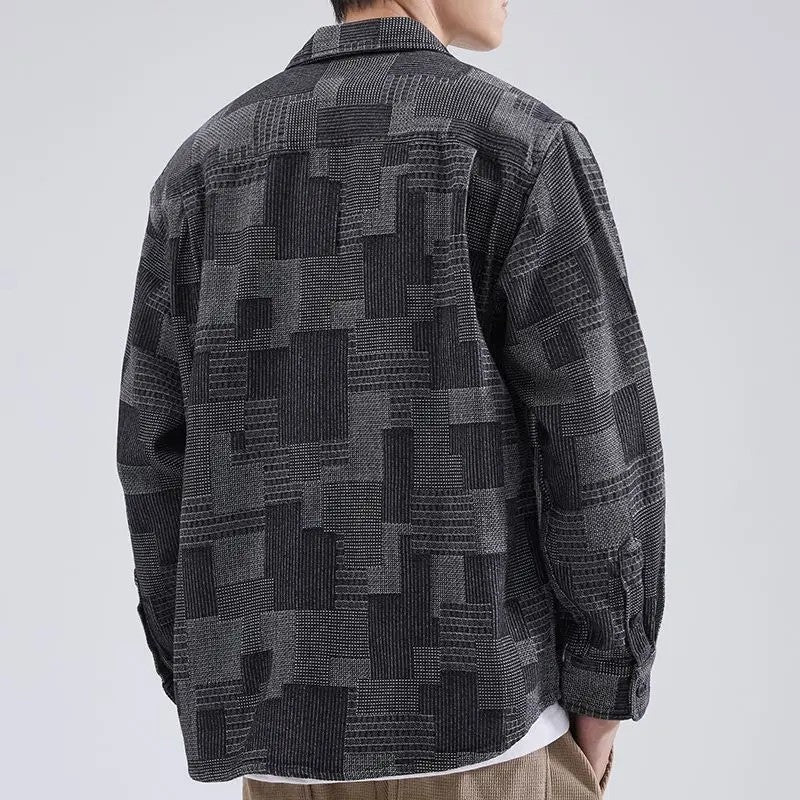 Venzio Relaxed Textured Button-Up Shirt
