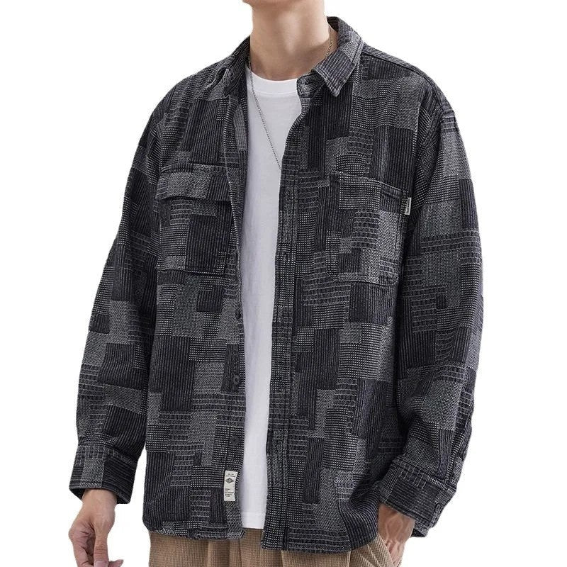 Venzio Relaxed Textured Button-Up Shirt