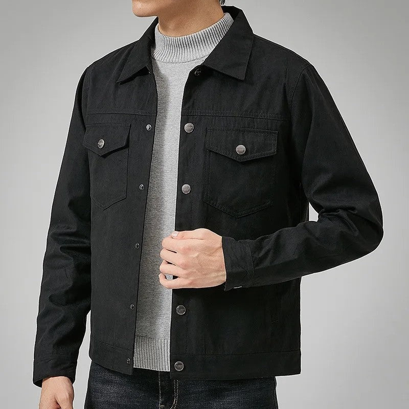 Veylo Relaxed Suede Trucker Jacket