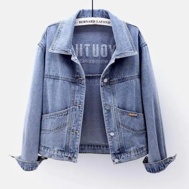 Vezari Relaxed Fit Denim Jacket