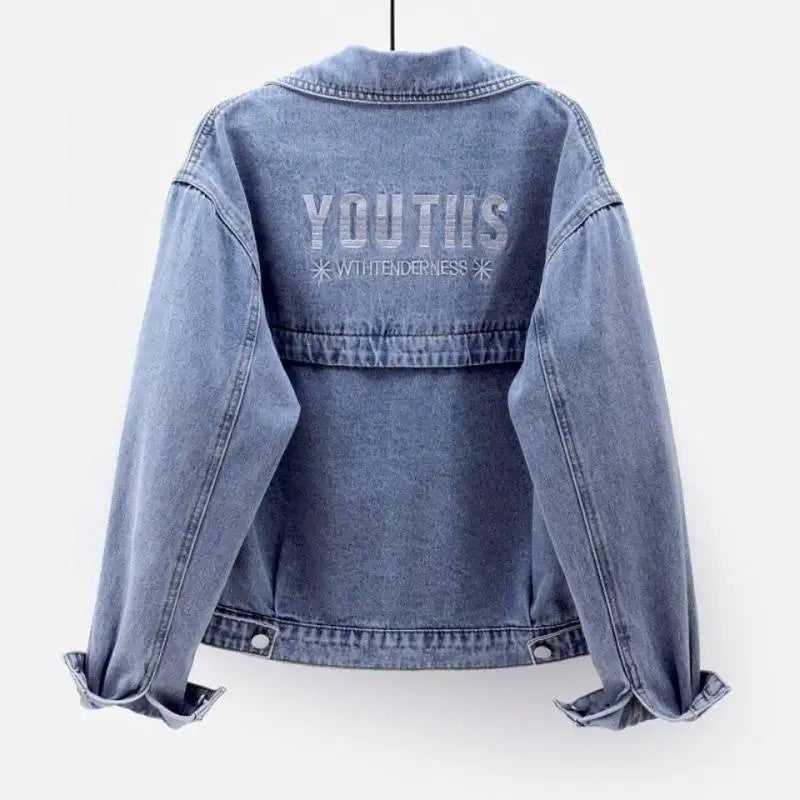 Vezari Relaxed Fit Denim Jacket