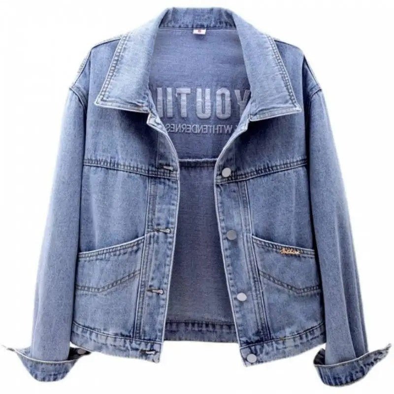 Vezari Relaxed Fit Denim Jacket
