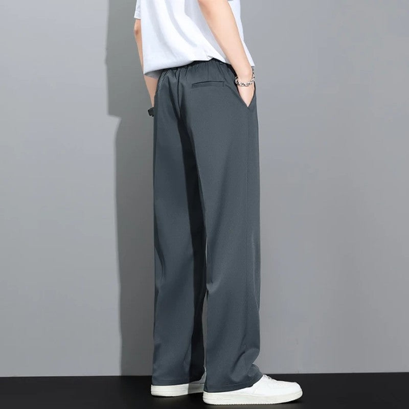 Zelara Relaxed Elastic Waist Wide-Leg Pants