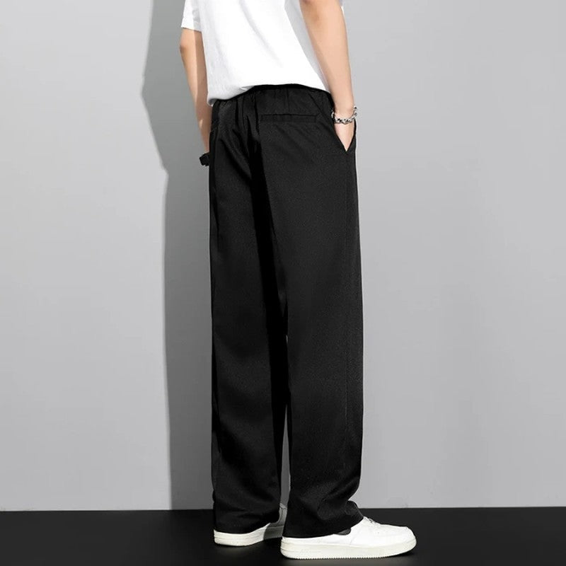 Zelara Relaxed Elastic Waist Wide-Leg Pants