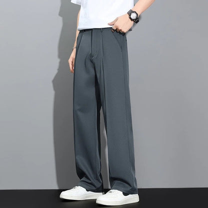 Zelara Relaxed Elastic Waist Wide-Leg Pants